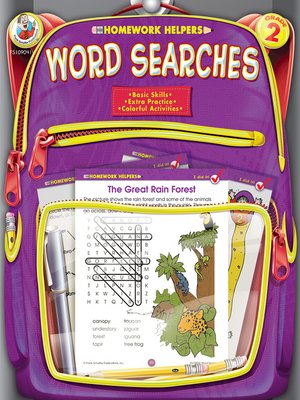 cover image of Word Searches, Grade 2